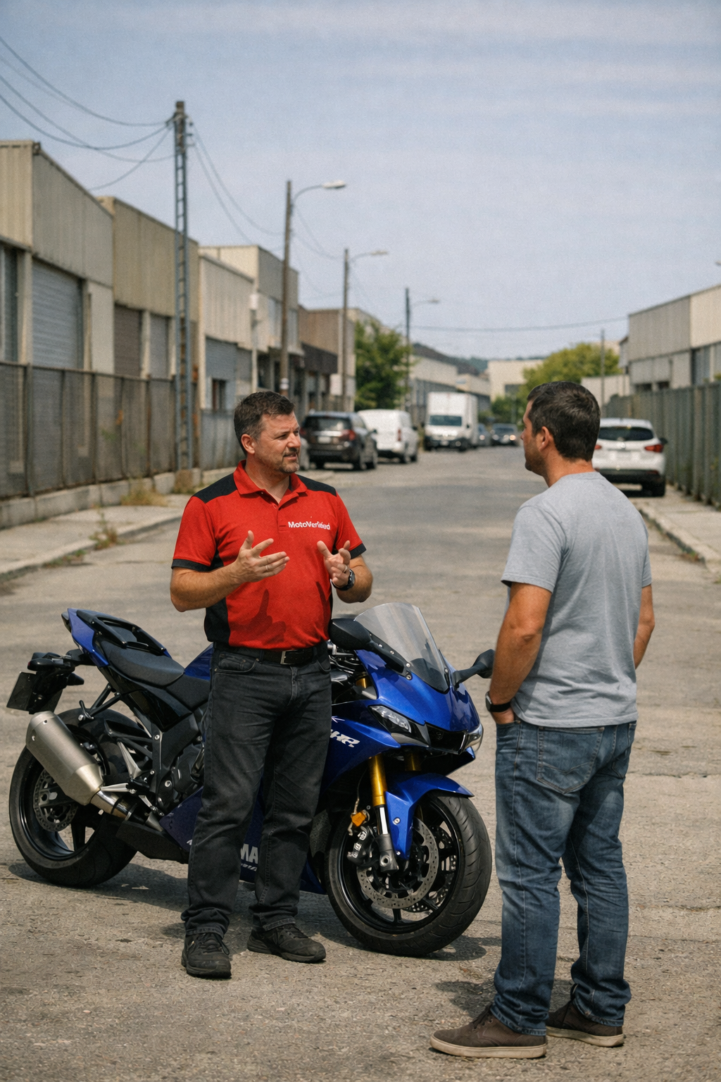 Moto de segunda mano inspección